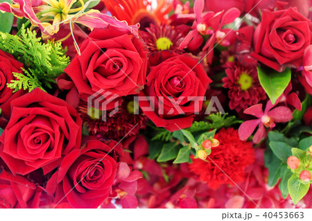 Colorful mixed bouquet flowers 40453663