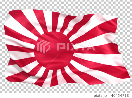 旭日旗のイラスト素材