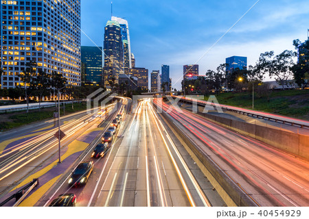 Los Angeles Downtown Sunset 40454929
