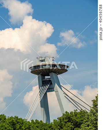 SNP Bridge in Bratislava, Slovvakia 40456788