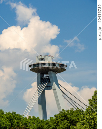 SNP Bridge in Bratislava, Slovvakia 40456789