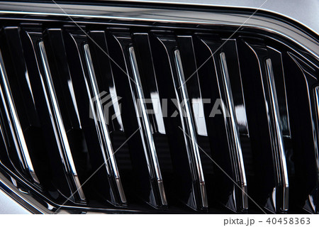 of beautiful modern car close up in the cabin 40458363