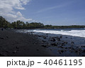 ハワイ島 ブラックサンドビーチ ハワイ島 ブラックサンドビーチ 40461195