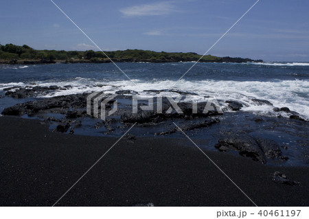 ブラックサンドビーチ　ハワイ島 40461197