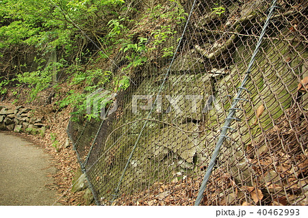 落石防止ネット（吹割渓谷遊歩道） 40462993