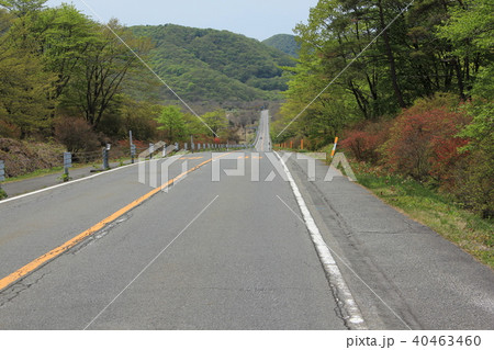 榛名山の直線道路 40463460