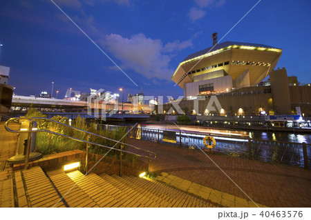 湊町リバープレース夕景 40463576