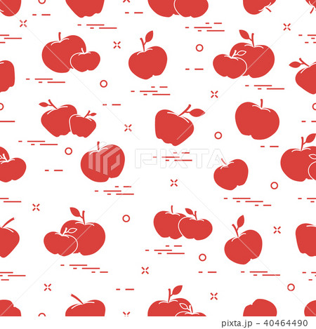 Apples juicy fruit Seamless pattern. Apples juicy fruit Seamless pattern. 40464490