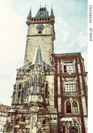 Old town hall in Prague, Czech republic, filter 40466562