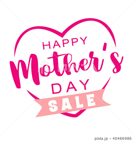 Happy Mother's Day Sale lettering. 40466986