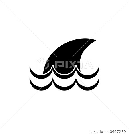 Fin Vector Iconのイラスト素材