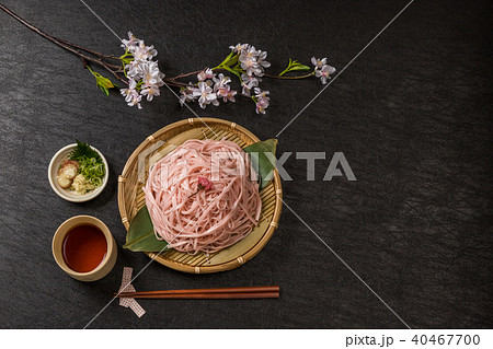 おそば　Japanese noodles(soba buckwheat noodle) 40467700