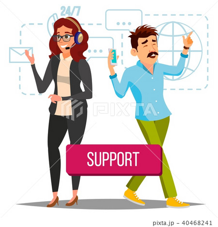 Technical Support Vector. 40468241