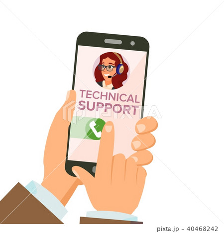 Technical Support Vector.  40468242