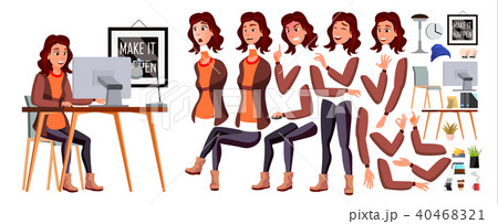 Office Worker Vector.  40468321