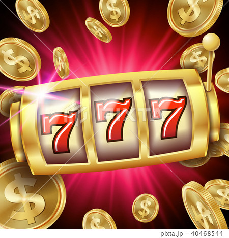 Slot Machine Banner Vector.  40468544