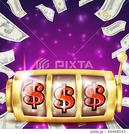 Slot Machine Banner Vector. Slot Machine Banner Vector. 40468545