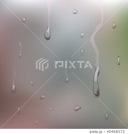 Wet Glass Vector. Wet Glass Vector. 40468573