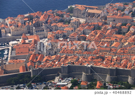 クロアチア　ドブロブニク　スルジ山からの絶景 40468892