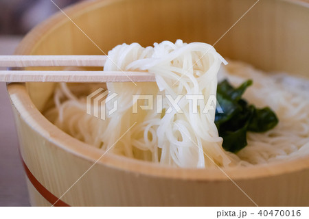 小豆島手延べそうめん 木桶 40470016