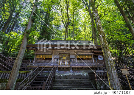 長野県　諏訪大社　上社本宮　勅願殿 40471107