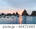 橋杭岩の日の出 40472483