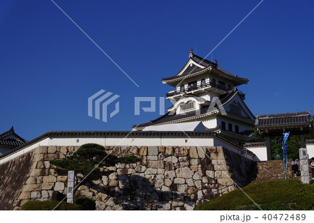 鳥取県、河原城の景色 鳥取県、河原城の景色 40472489