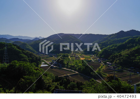 鳥取県、河原城の景色 鳥取県、河原城の景色 40472493