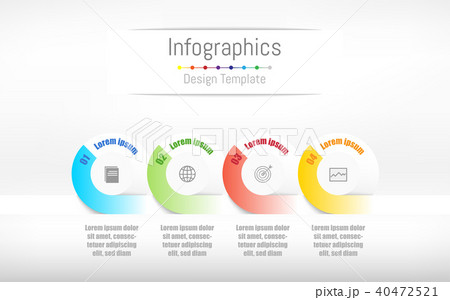 Infographic design elements with 9 options. 40472521