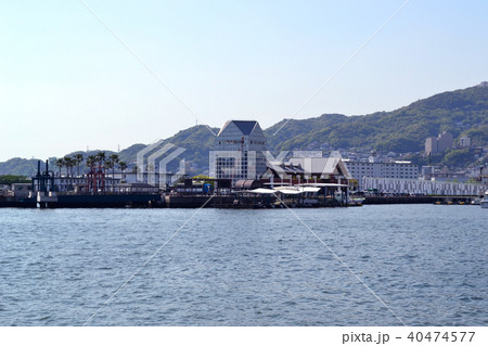 佐世保の海上交通の要所 佐世保港周辺の景観 佐世保の海上交通の要所 佐世保港周辺の景観 40474577