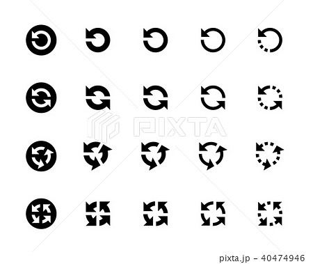 Refresh reload loop rotation icons Refresh reload loop rotation icons 40474946