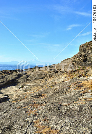 黒崎 富士山 神奈川県三浦市初声町の風景 40476385