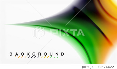 Swirl fluid flowing colors motion effect, holographic abstract background 40476622