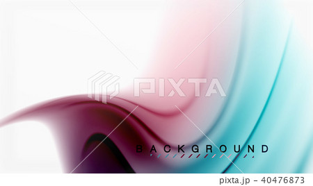 Swirl fluid flowing colors motion effect, holographic abstract background 40476873