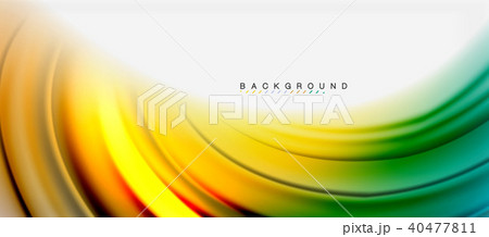 Blurred fluid colors background, abstract waves lines, vector illustration 40477811