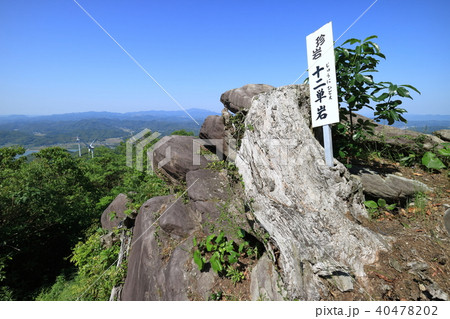 十二単岩(柳山山頂)から見る薩摩川内市の街並み 十二単岩(柳山山頂)から見る薩摩川内市の街並み 40478202