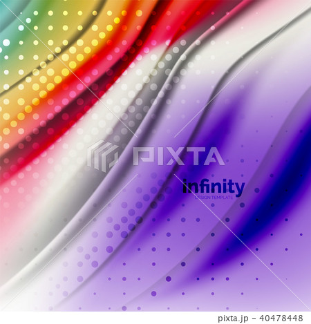Blurred mixing liquid flowing colors, abstract background, web design template for presentation, app 40478448