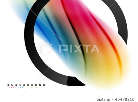 Swirl fluid flowing colors motion effect, holographic abstract background 40478810