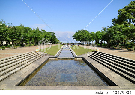 かごしま健康の森公園から見る桜島の噴煙 40479904