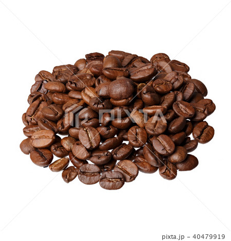 Brasil Santos gourmet coffee on white background. 40479919