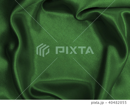 Smooth elegant green silk or satin luxury cloth  40482055