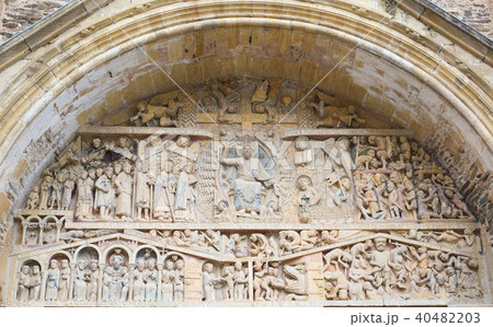 door of Abbey Church of Saint Foy, Conques door of Abbey Church of Saint Foy, Conques 40482203