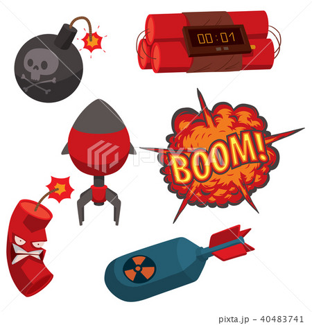 Bomb dynamite fuse vector illustration grenade attack power ball burning detonation explosion fire Bomb dynamite fuse vector illustration grenade attack power ball burning detonation explosion fire 40483741