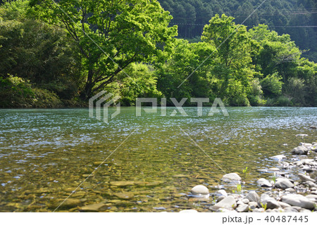 初夏の四万十川上流域 初夏の四万十川上流域 40487445