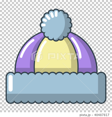 Winter hat icon, cartoon style Winter hat icon, cartoon style 40487817