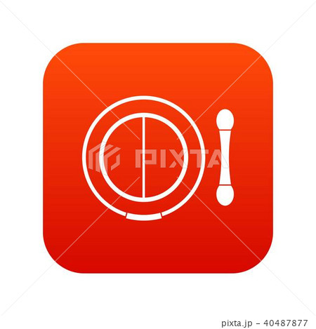 Shadow kit with applicator icon digital red Shadow kit with applicator icon digital red 40487877