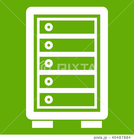 Security safe icon green Security safe icon green 40487884