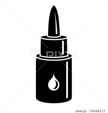 Eye drop icon, simple style 40488127