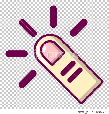 Cursor finger icon, cartoon style Cursor finger icon, cartoon style 40488273