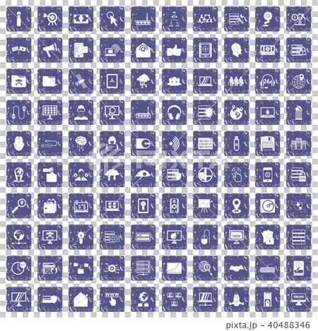 100 cyber security icons set grunge sapphire 100 cyber security icons set grunge sapphire 40488346
